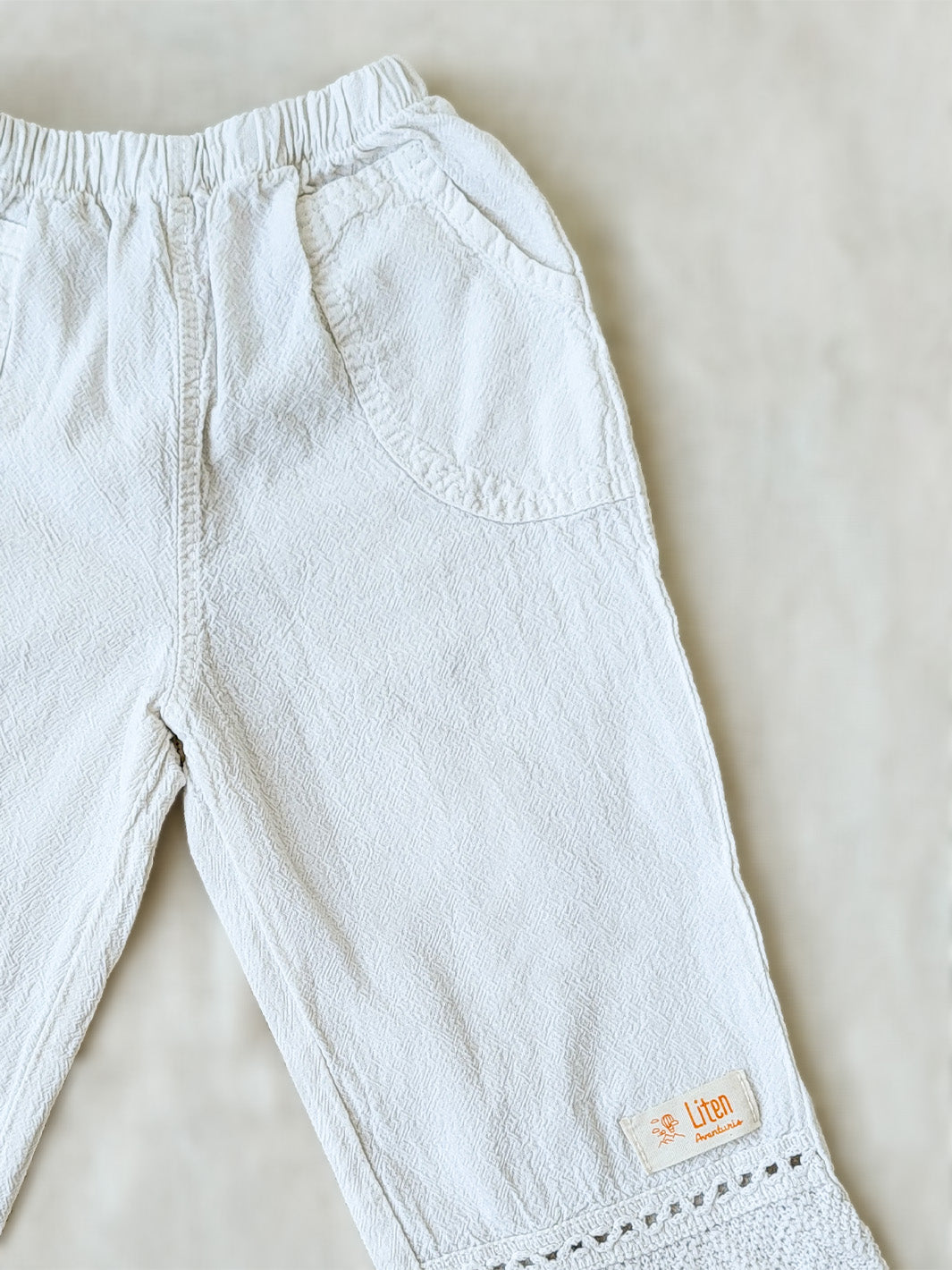 Annie - Natural Cotton Pants for Girls – Liten Aventuris